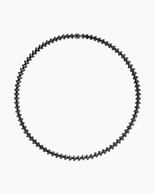 Mens Armory® Necklace in Black Titanium, 9.5mm