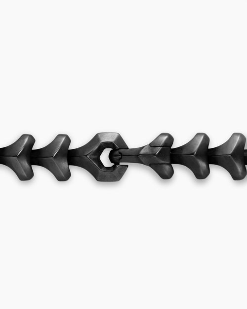 Mens Armory® Necklace in Black Titanium, 9.5mm