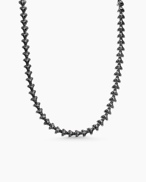 Mens Armory Necklace in Sterling Silver, 9.5mm