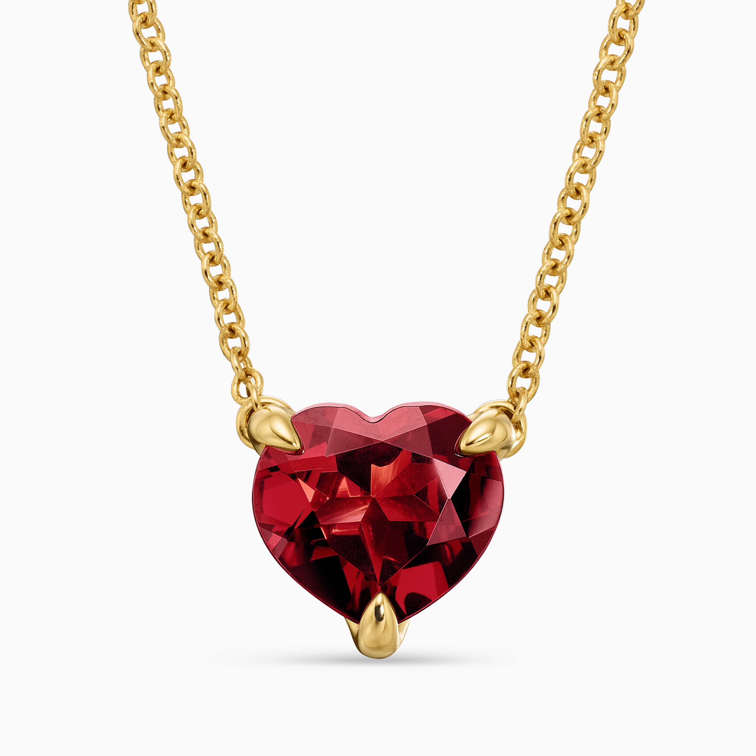 David yurman deals garnet heart necklace