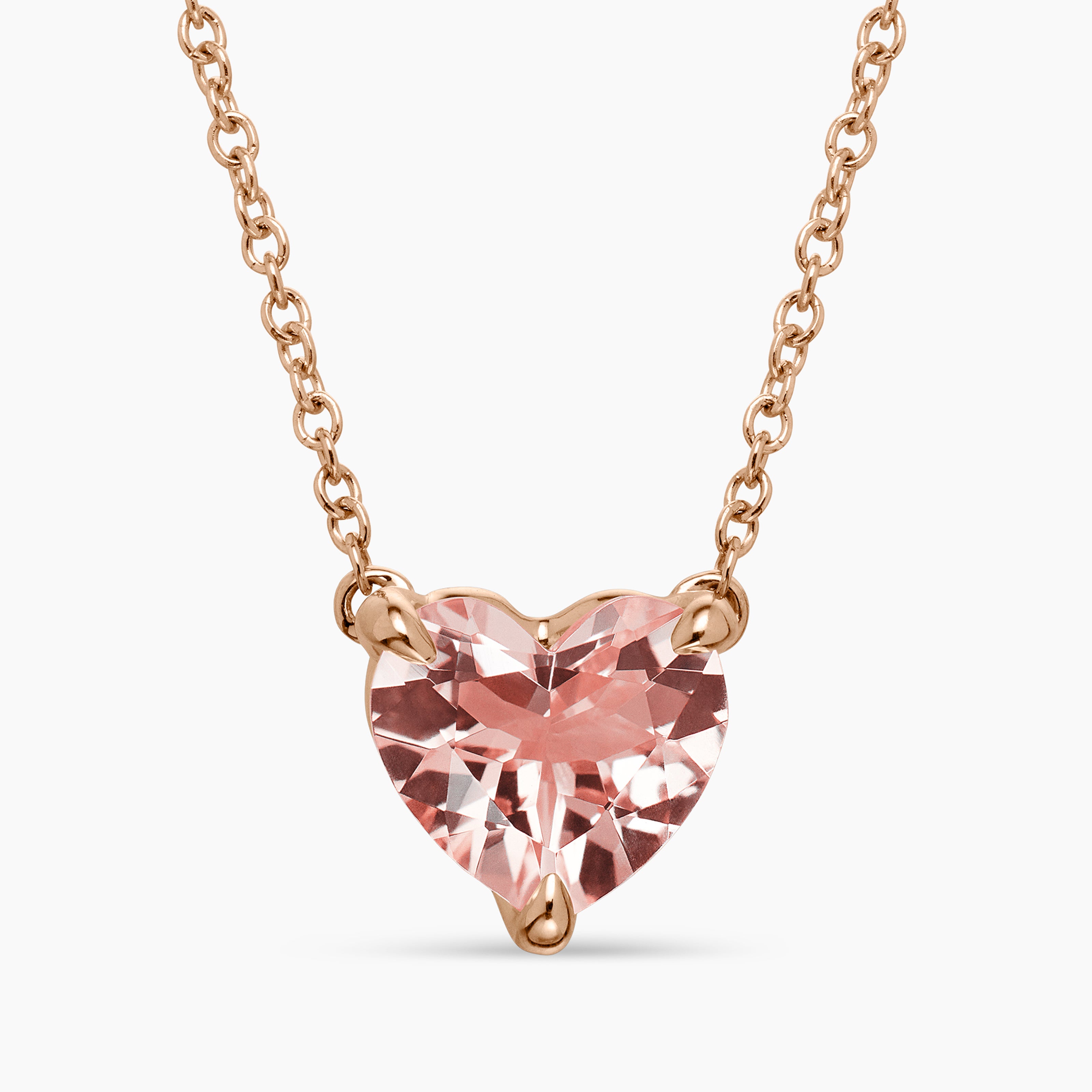 Rose Gold Heart Pendant Necklace | David Yurman