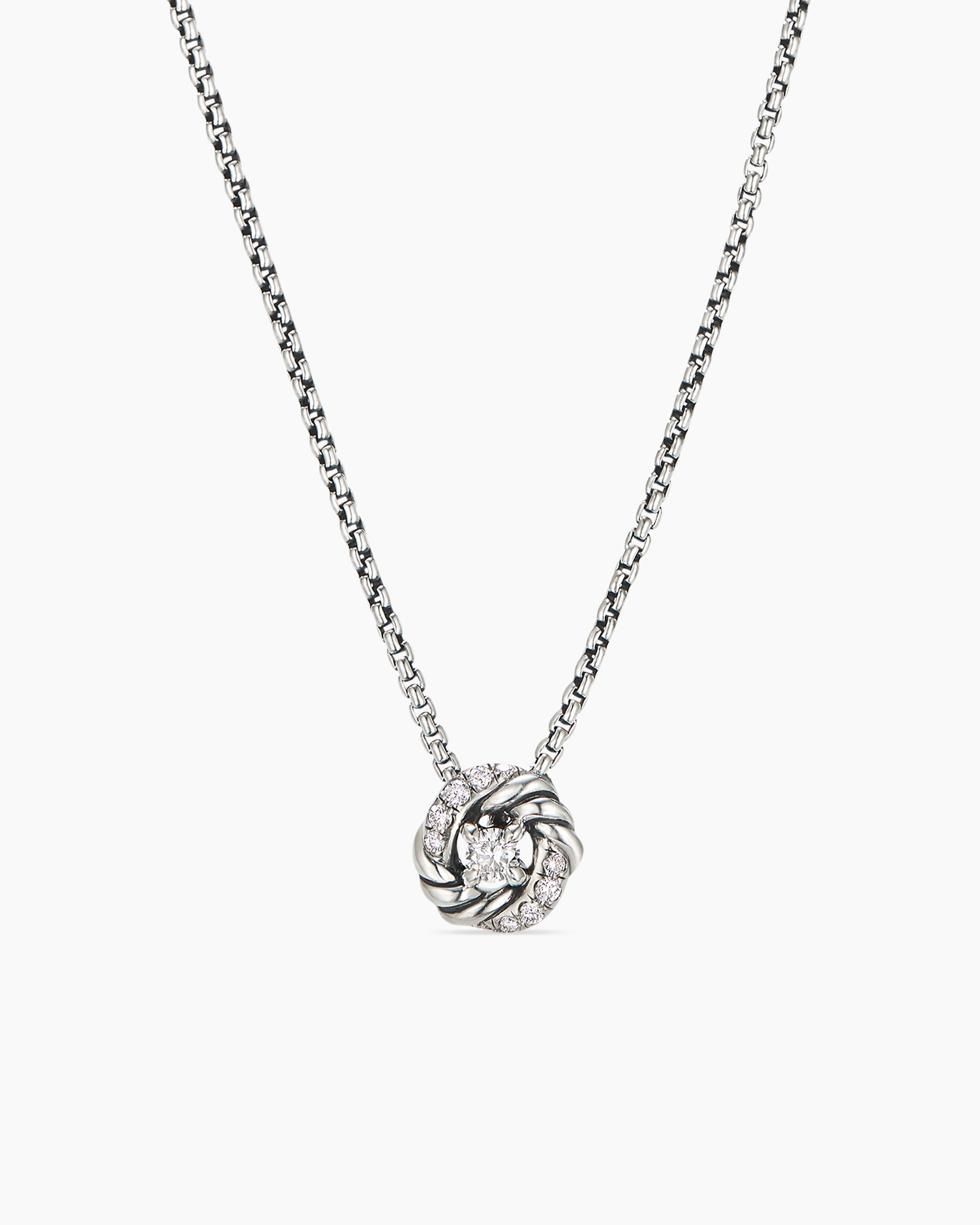 Buy David Yurman Petite Chatelaine® Pavé Bezel Pendant Necklace for Womens  | Bloomingdale's UAE