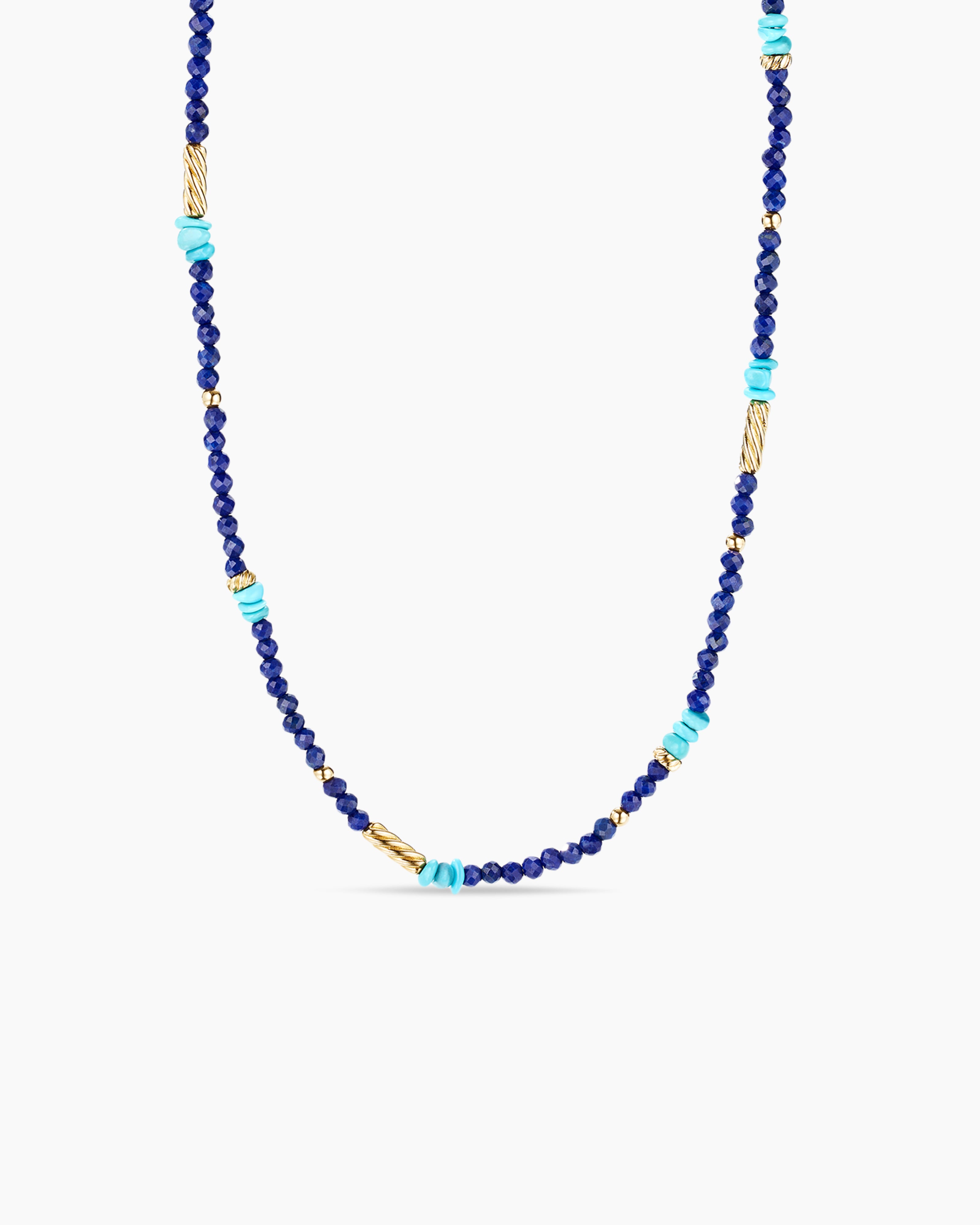 Ethnic oxidized silver Lapis lazuli gemstone Beaded necklace at ₹9500 |  Azilaa