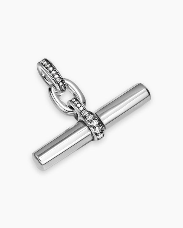 Collier chaîne Lexington en argent sterling avec diamants, 9,8 mm