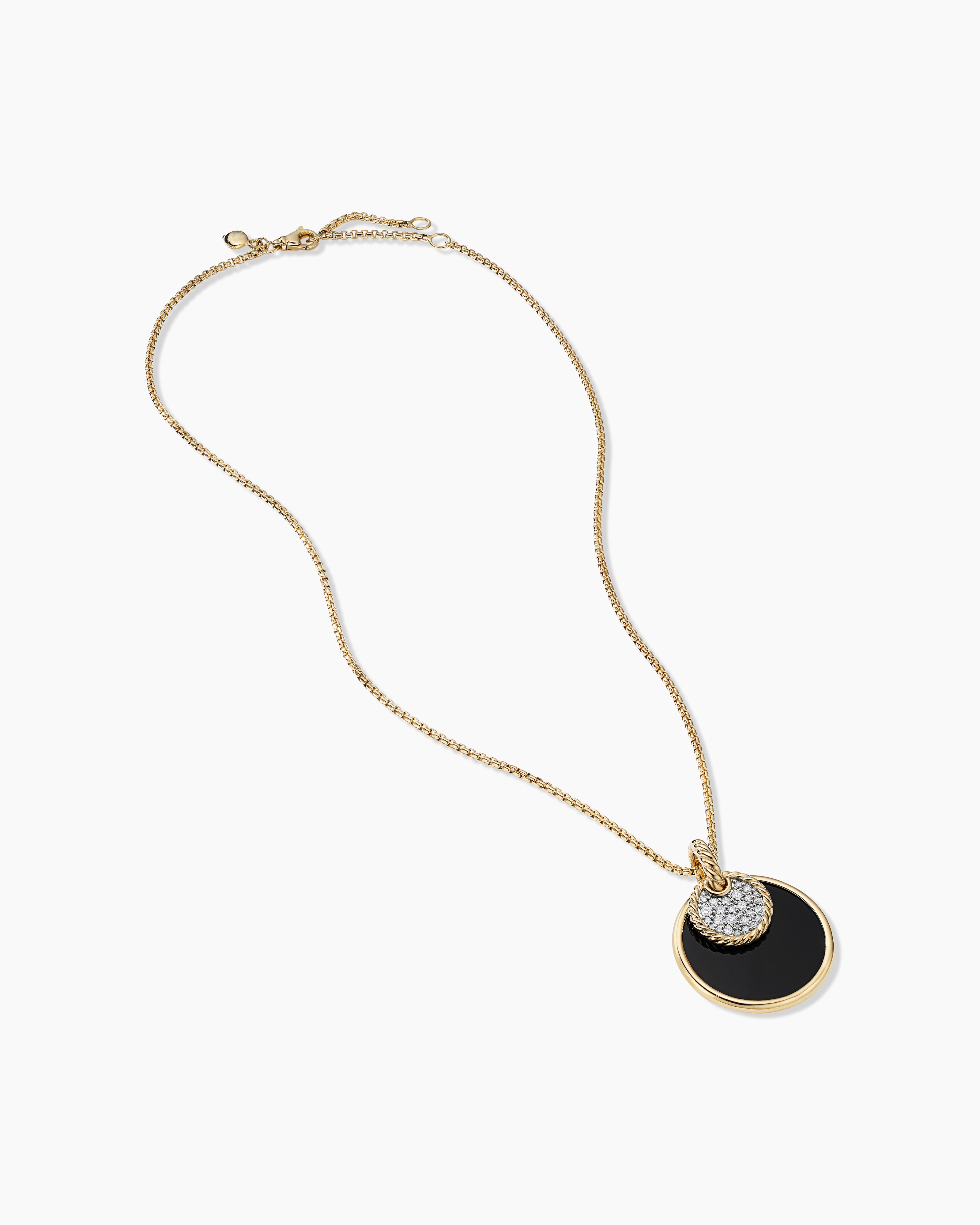 Necklace with Aluminum Insert Circle