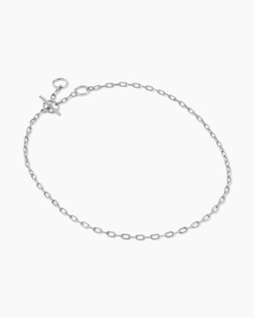 DY Madison® Three Ring Chain Necklace in Sterling Silver, 3mm