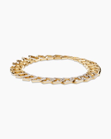 Carlyle™ Necklace in 18K Yellow Gold with Diamonds, 24mm