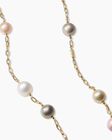 DY Madison Color Pearl Necklace in 18K Yellow Gold, 6.2mm