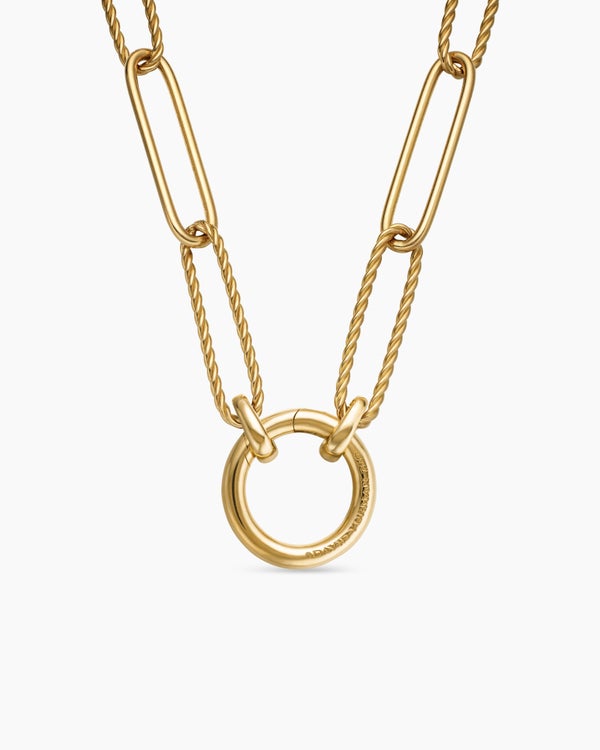 DY Madison® Elongated Chain Necklace in 18K Yellow Gold, 5mm