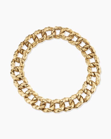 Cable Edge® Curb Chain Necklace in 18K Yellow Gold, 23mm