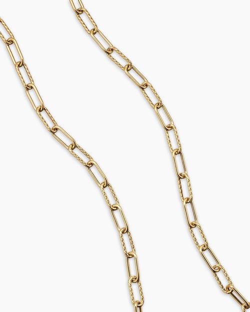 Womens DY Madison® Chain Necklace in 18ct Yellow Gold, 4mm