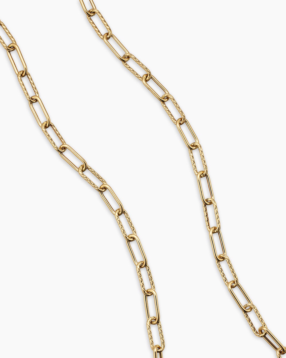 Womens DY Madison® Chain Necklace in 18ct Yellow Gold, 4mm