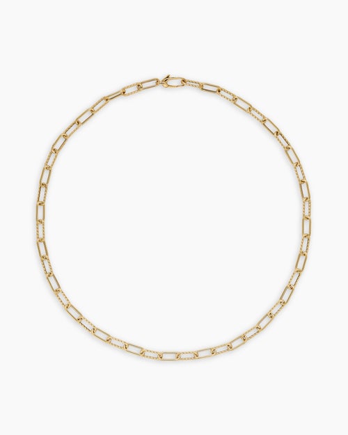 Womens DY Madison® Chain Necklace in 18ct Yellow Gold, 4mm