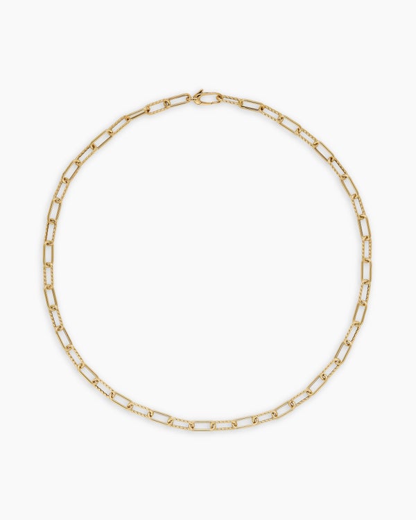 DY Madison® Chain Necklace in 18K Yellow Gold, 4mm