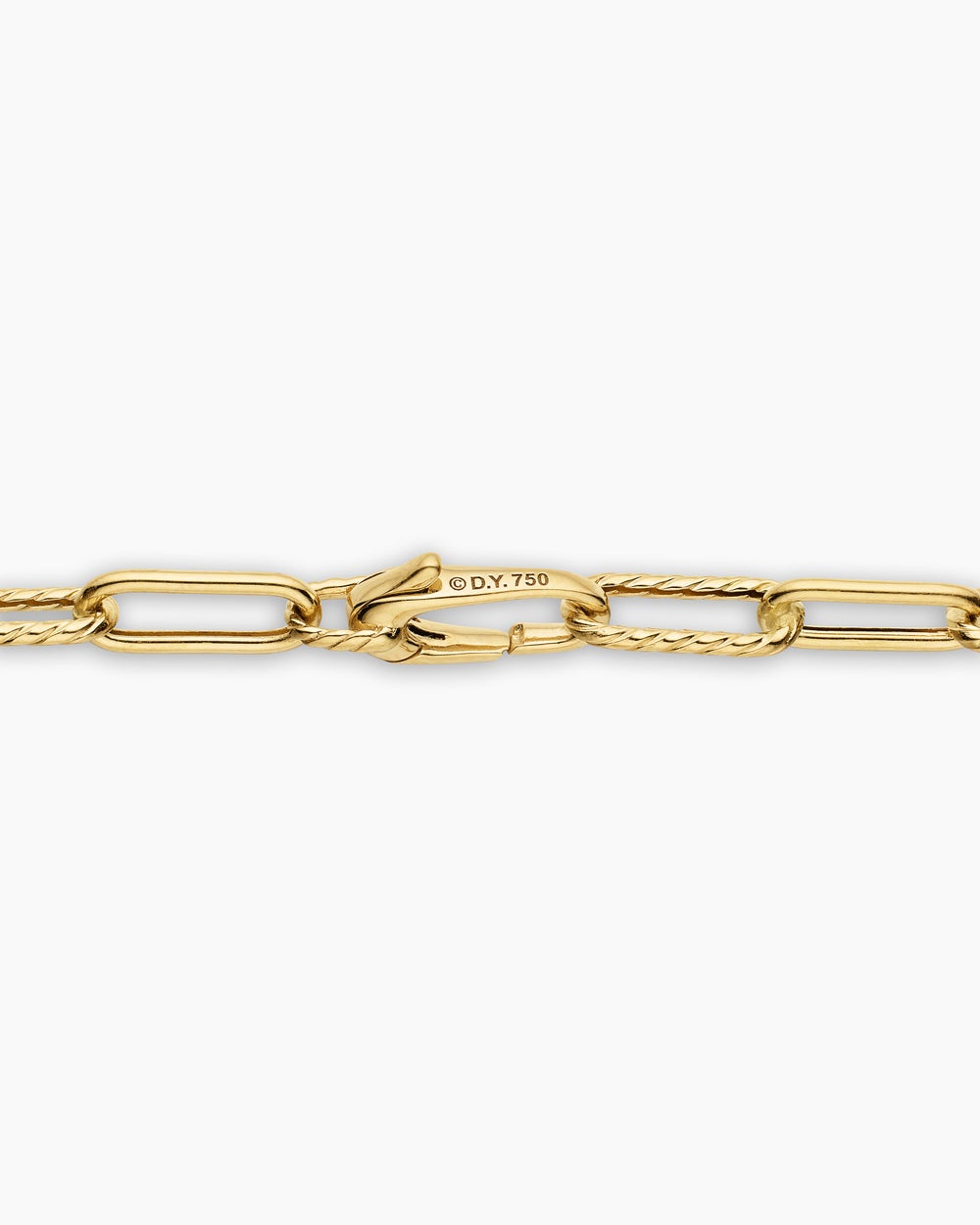 Womens DY Madison® Chain Necklace in 18ct Yellow Gold, 4mm