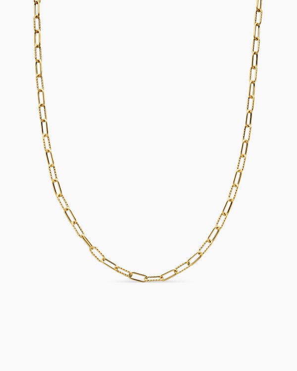DY Madison® Chain Necklace in 18K Yellow Gold, 4mm