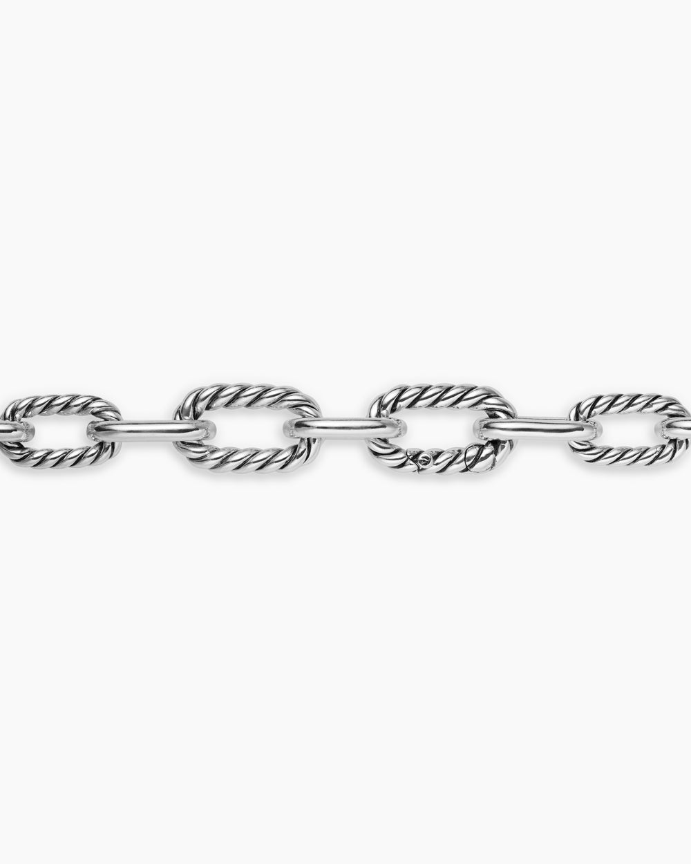Collier chaîne DY Madison en argent sterling avec or jaune 18 carats, 8,5 mm pour femmes