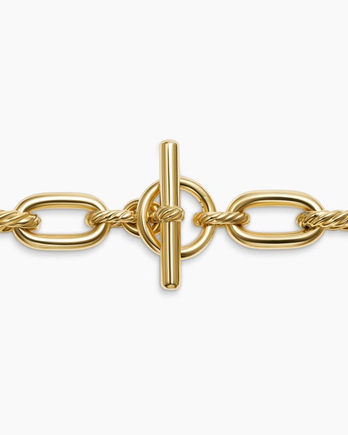 Womens DY Madison® Toggle Necklace in 18K Yellow Gold, 13.5mm