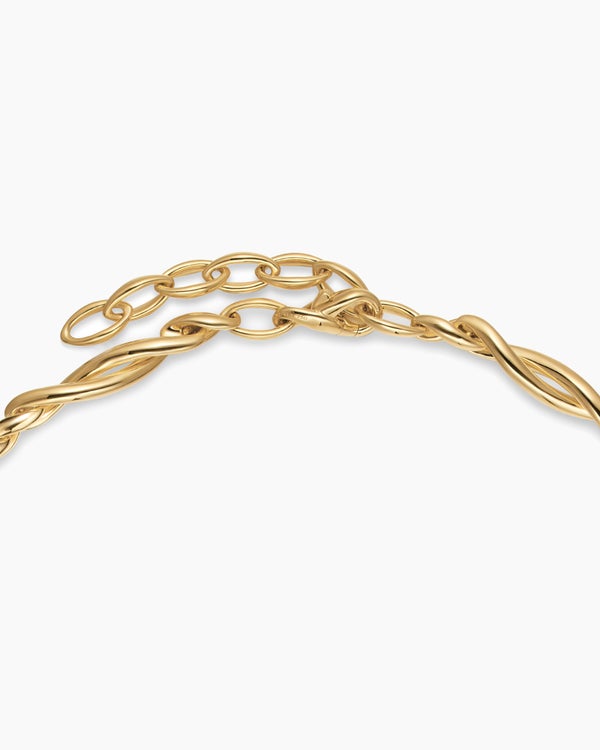 Wisteria® Necklace in 18K Yellow Gold with Diamonds, 6mm