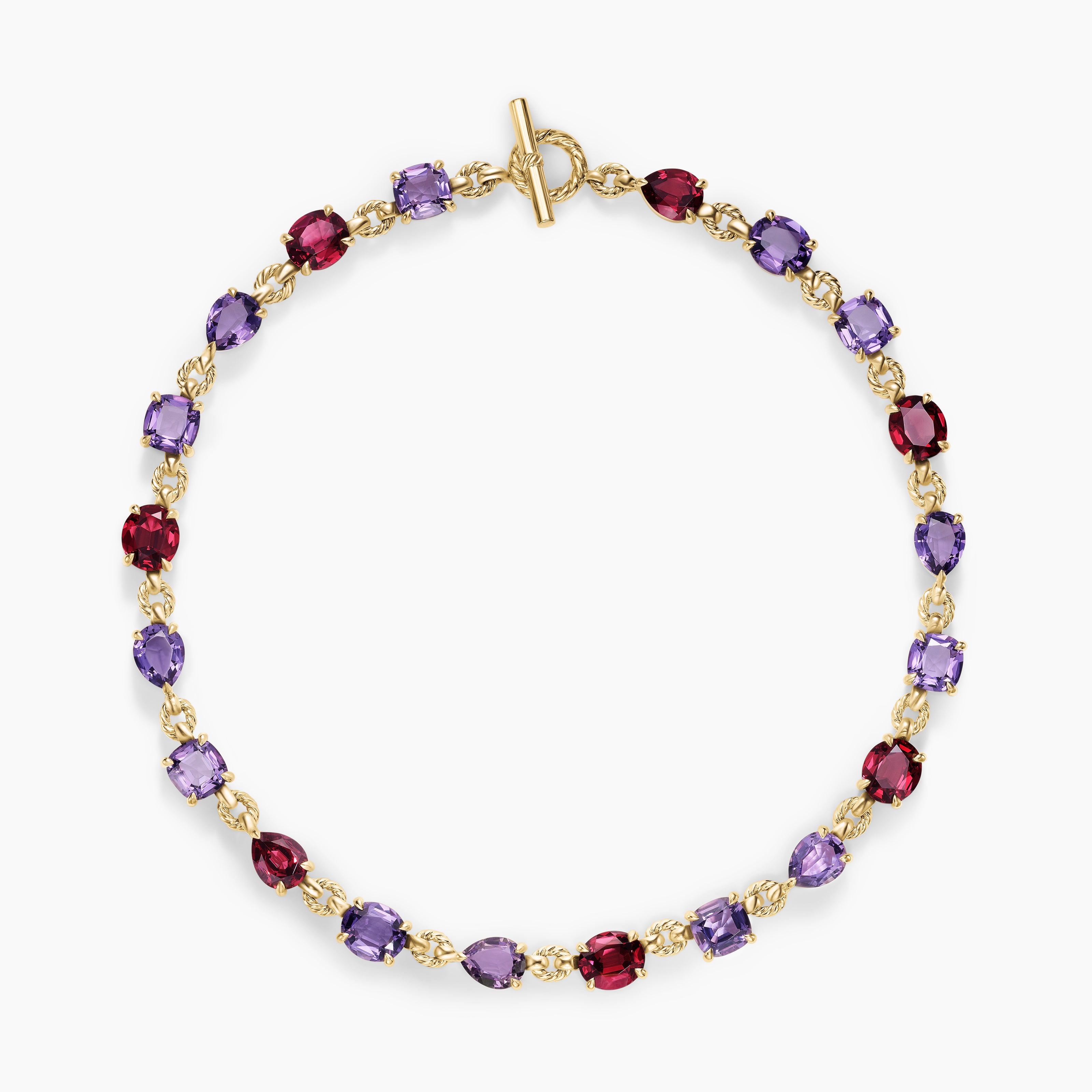 Womens Marbella Toggle Necklace in 18K Yellow Gold
