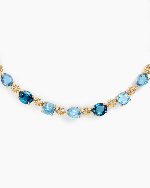 Womens Marbella Toggle Necklace in 18K Yellow Gold