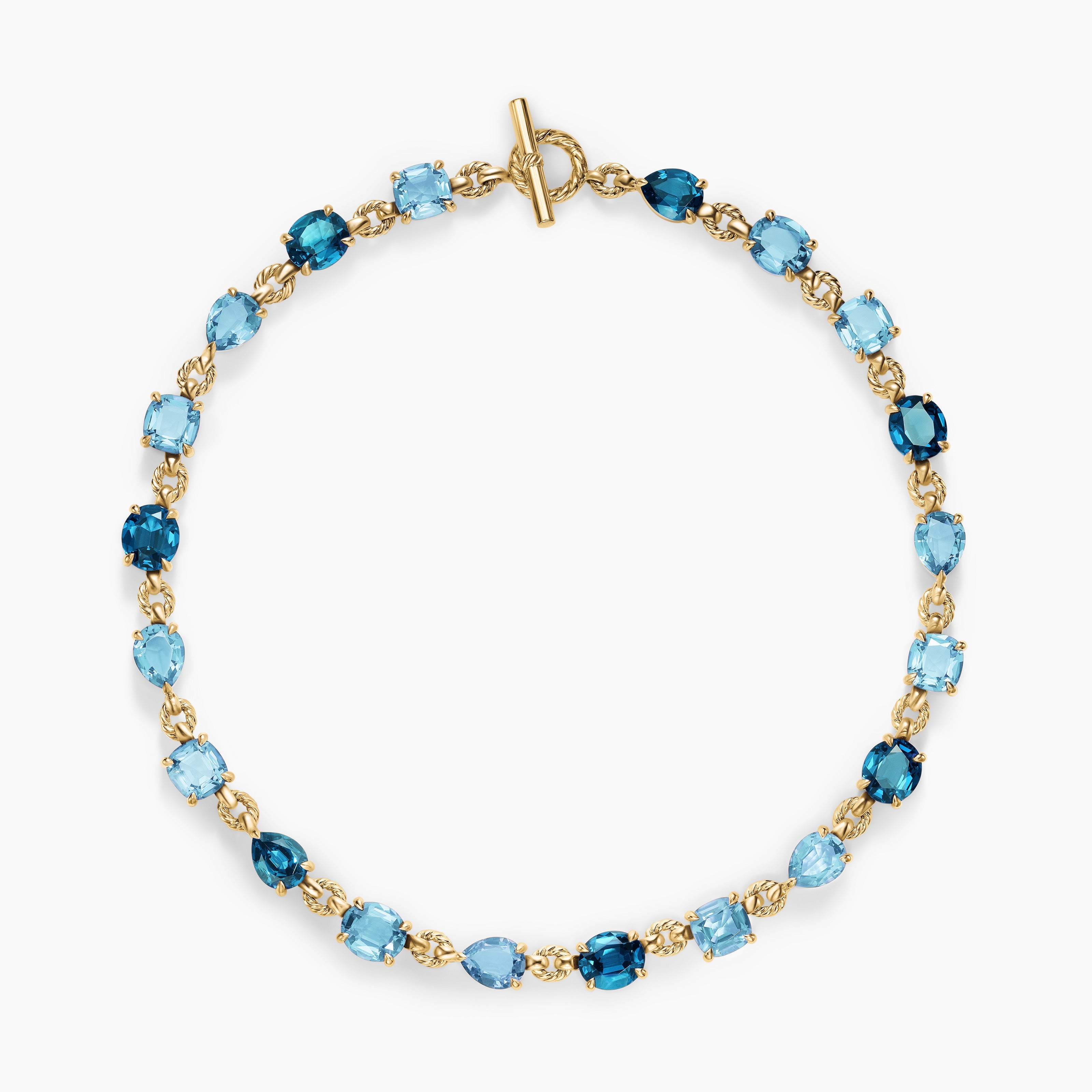 Womens Marbella Toggle Necklace in 18K Yellow Gold