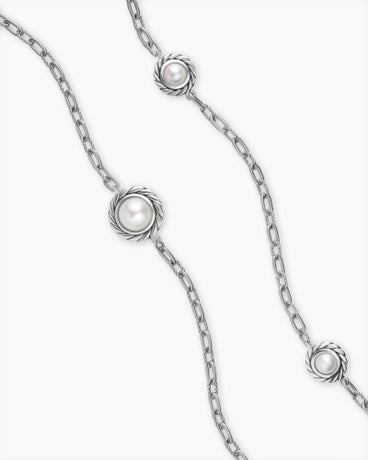 Collier chaîne Pearl Classics à trois motifs en argent massif, 3 mm