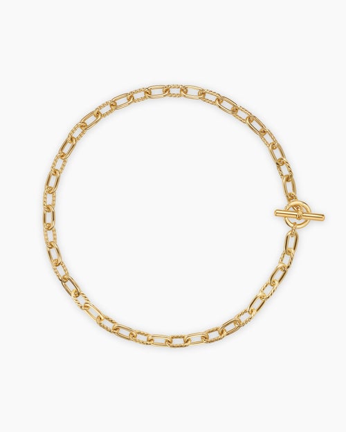 Womens DY Madison® Toggle Chain Necklace in 18K Yellow Gold, 8.5mm