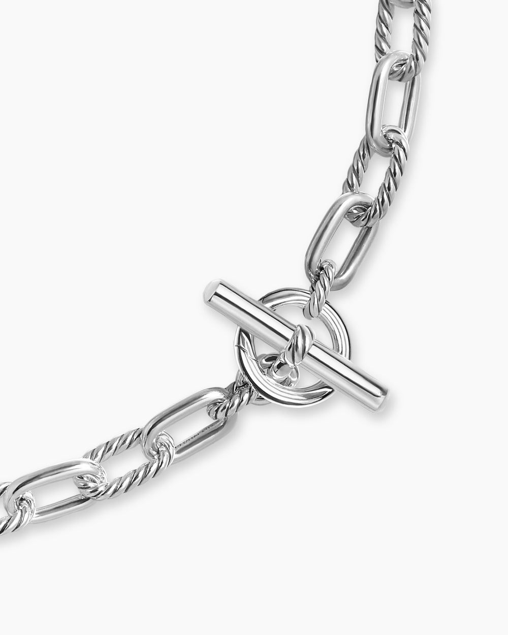 Womens DY Madison® Toggle Chain Necklace in Sterling Silver, 8.5mm