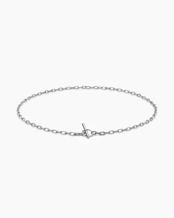 DY Madison Toggle Chain Necklace in Sterling Silver, 3mm