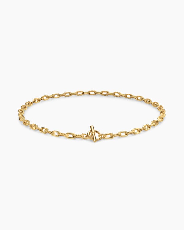 DY Madison Toggle Chain Necklace in 18K Yellow Gold, 5.5mm