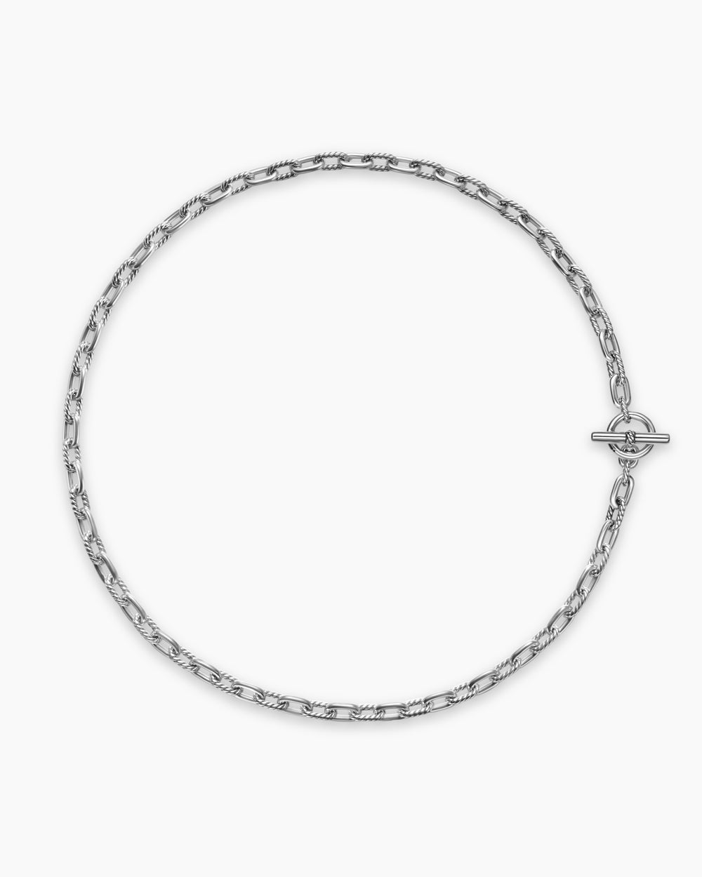 Collier chaîne à bascule DY Madison en argent sterling, 5,5 mm femmes