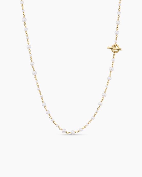 Pearl Classics Toggle Chain Necklace in 18K Yellow Gold, 4.5mm