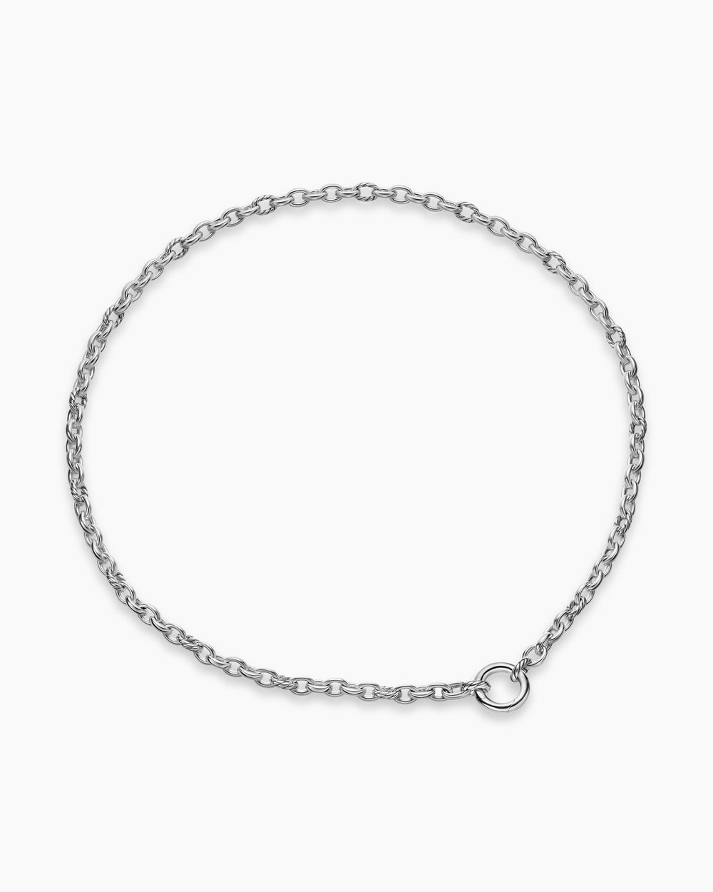 Womens DY Mercer Petite Chain Necklace in Sterling Silver, 4.5mm
