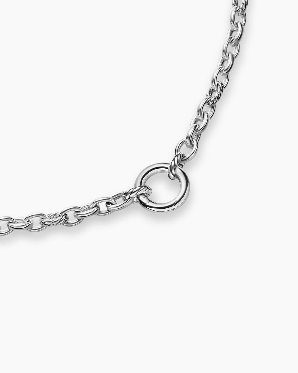Womens DY Mercer Petite Chain Necklace in Sterling Silver, 4.5mm