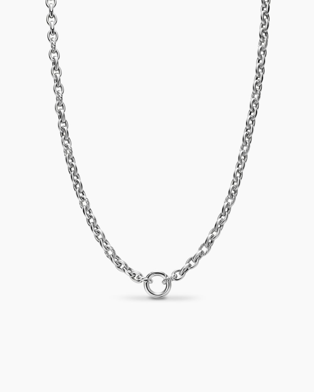 Womens DY Mercer Petite Chain Necklace in Sterling Silver, 4.5mm