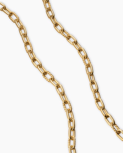 Womens DY Madison Chain Necklace in 18ct Yellow Gold, 6mm