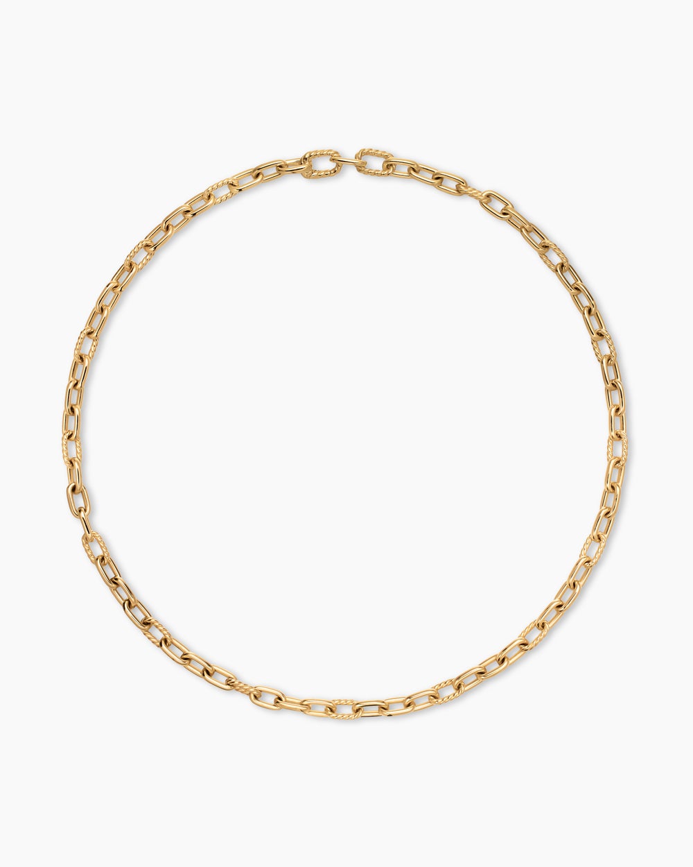 Womens DY Madison® Chain Necklace in 18ct Yellow Gold, 6mm