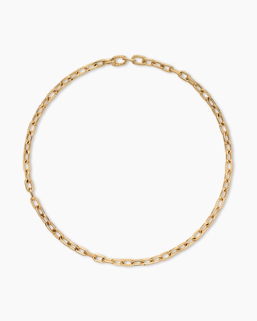 Womens DY Madison® Chain Necklace in 18K Yellow Gold, 6mm