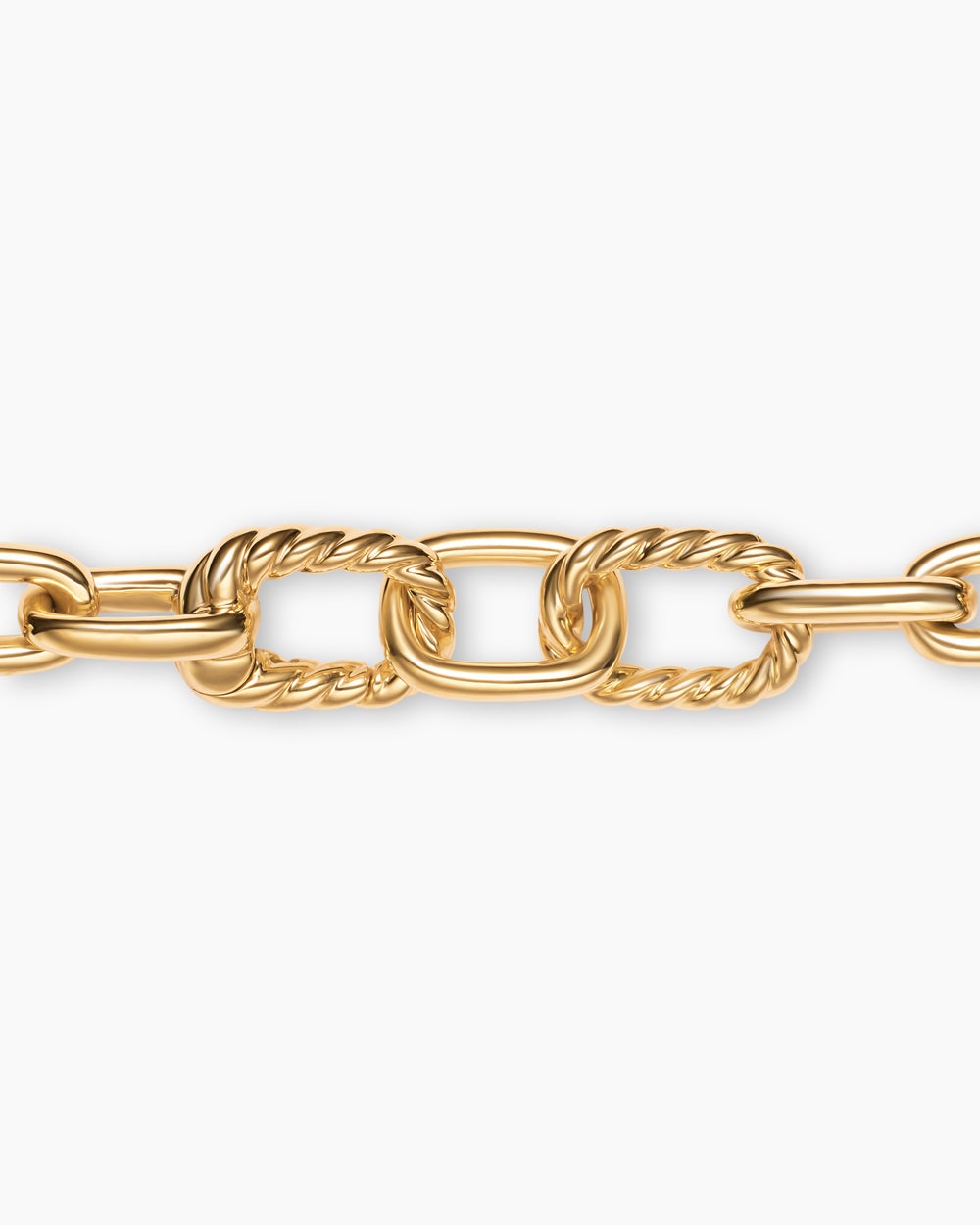 Womens DY Madison® Chain Necklace in 18ct Yellow Gold, 6mm
