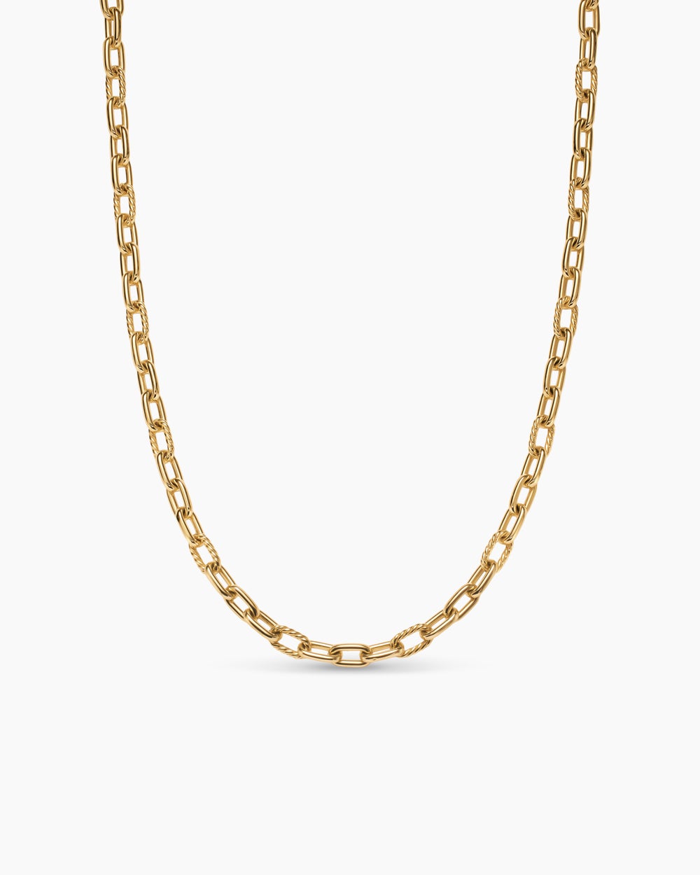 Womens DY Madison® Chain Necklace in 18ct Yellow Gold, 6mm