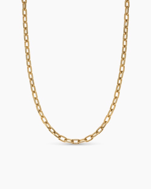 Womens DY Madison® Chain Necklace in 18K Yellow Gold, 6mm