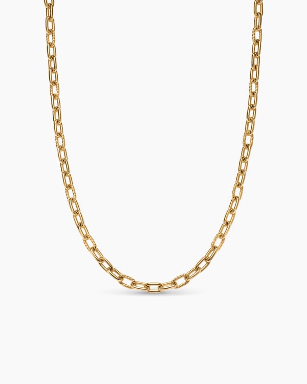 DY Madison Chain Necklace in 18K Yellow Gold, 6mm