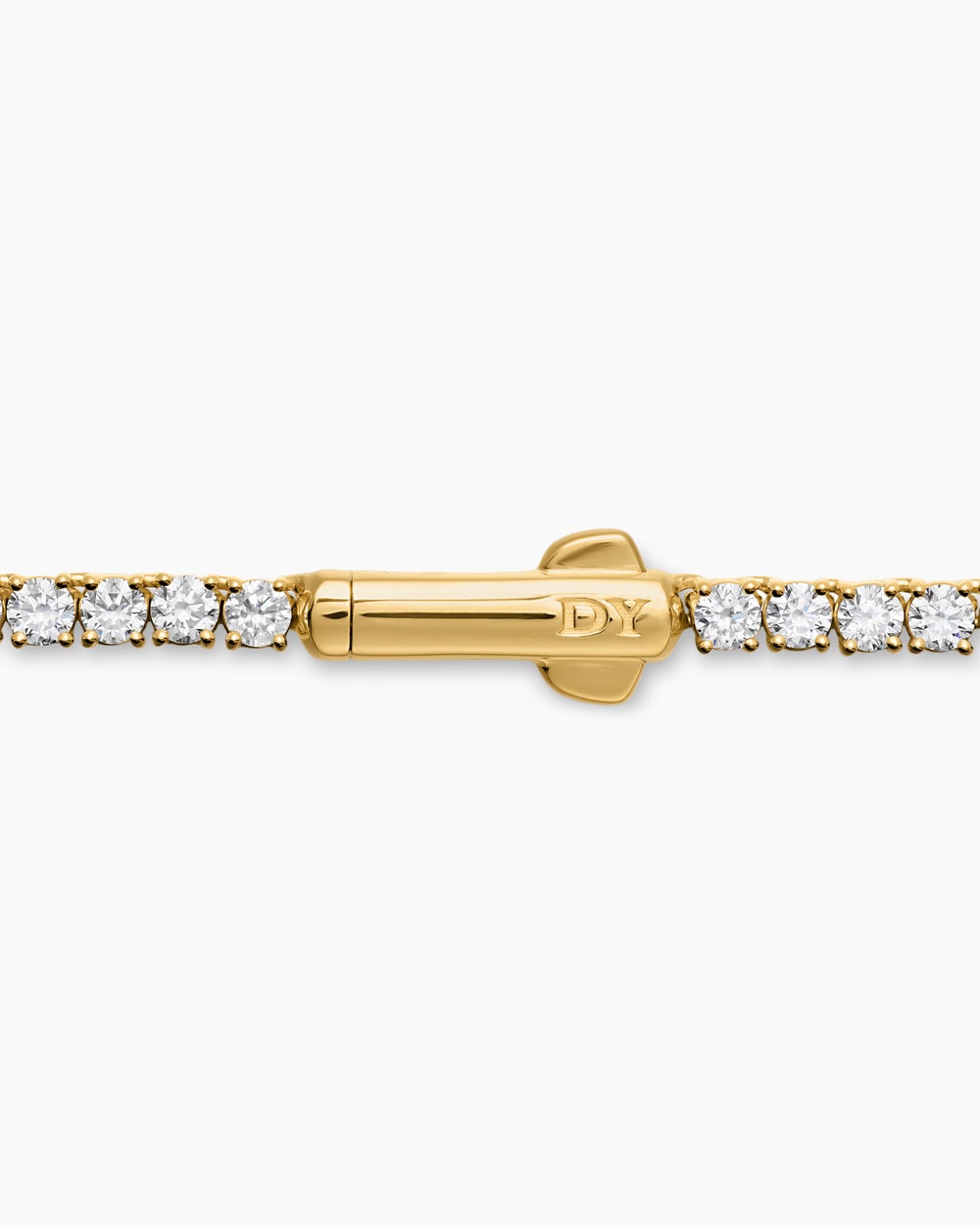 Collier Mini Tennis en or jaune 18 carats avec diamants, 2 mm femme