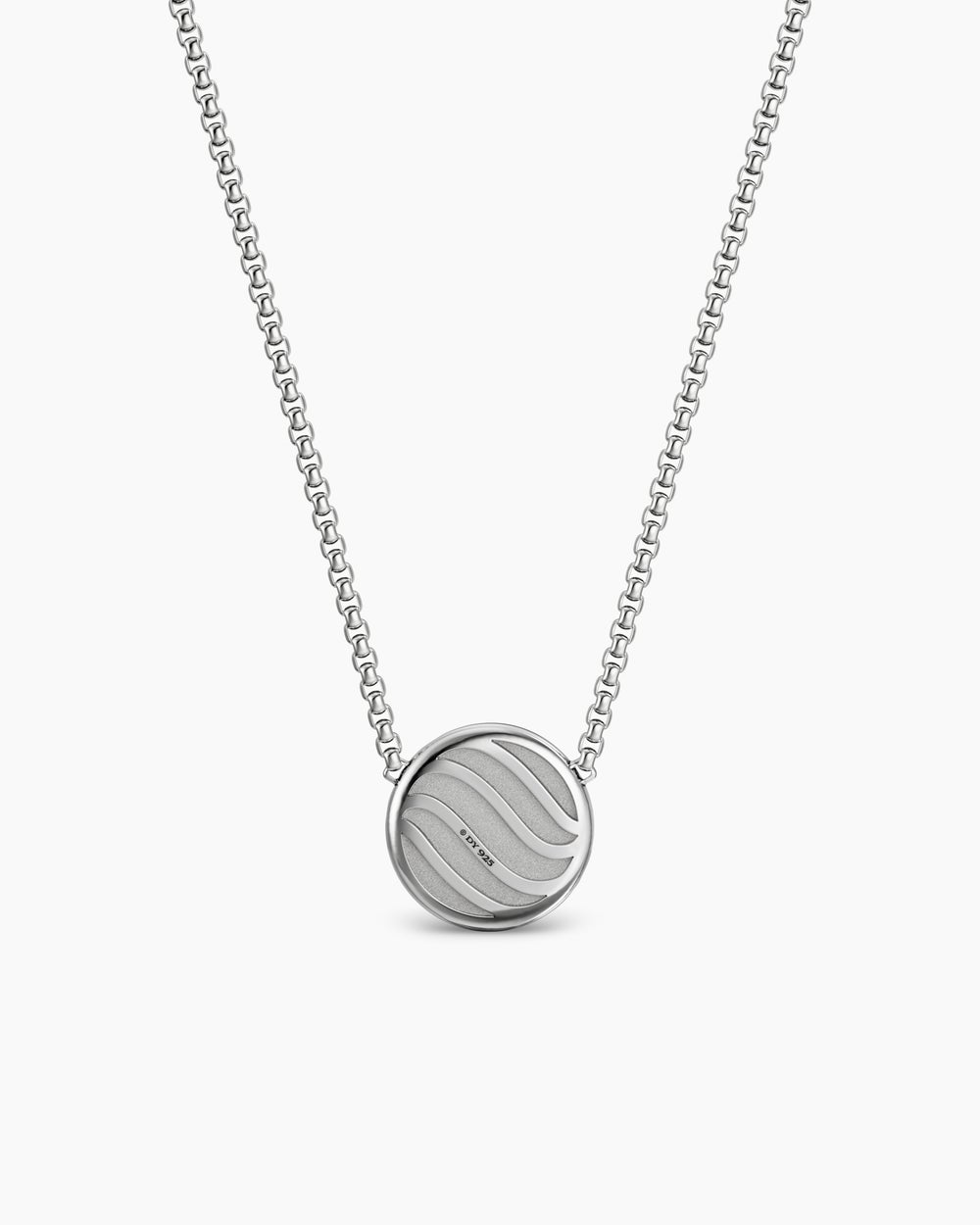 Collier avec pendentif Sculpted Cable en argent sterling, 10 mm femmes