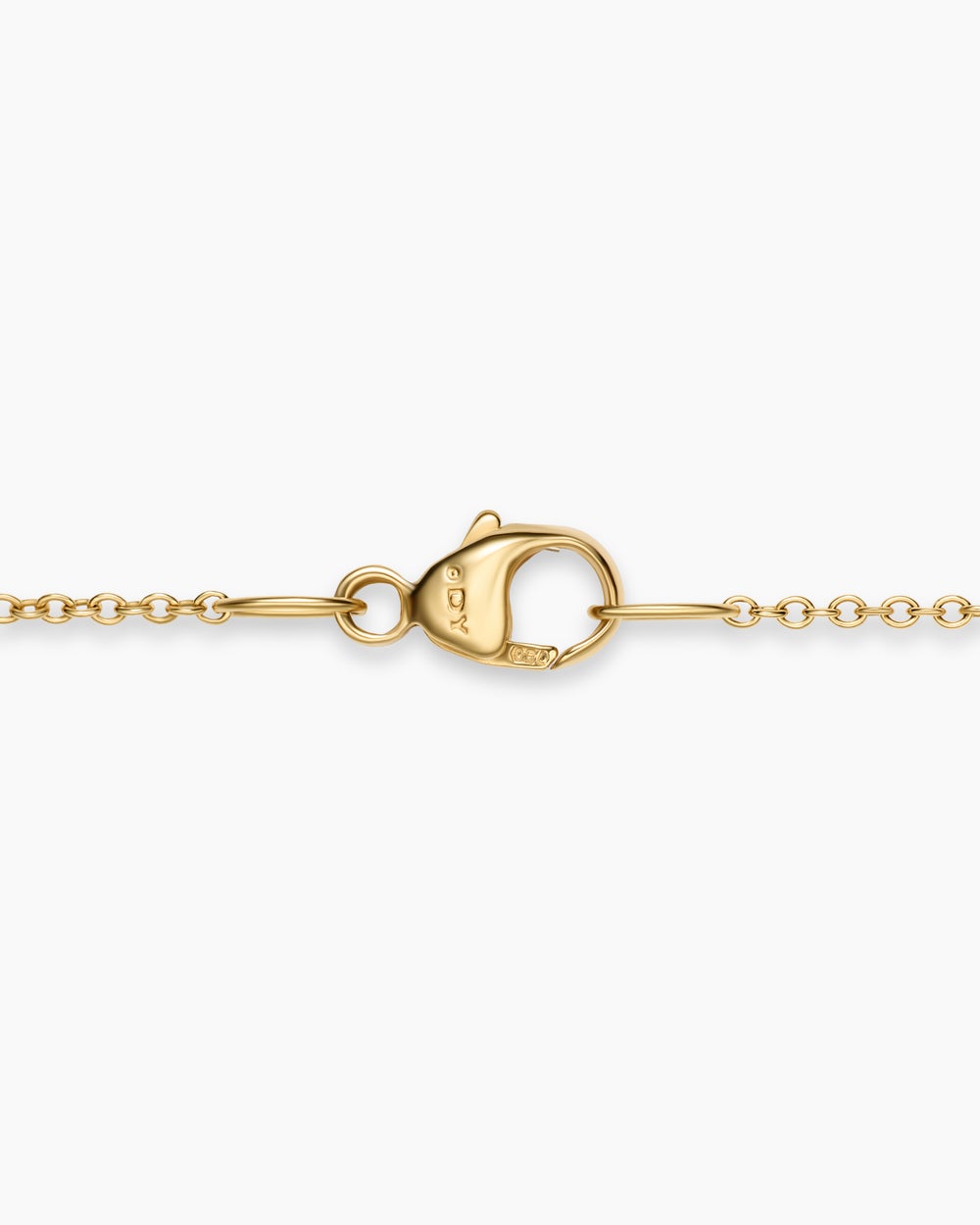 Womens Petite Starburst and Pearl Station Chain Necklace in 18K Yellow Gold with Pearls and Diamonds, 6mm