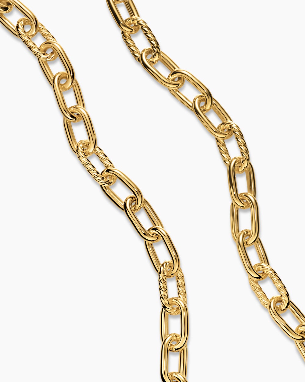 Collier chaîne DY Madison en or jaune 18 carats, 8,5 mm femmes