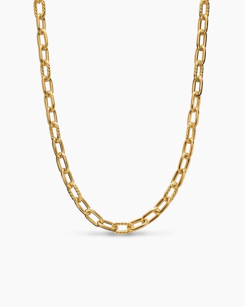 Womens DY Madison Chain Necklace in 18K Yellow Gold, 8.5mm