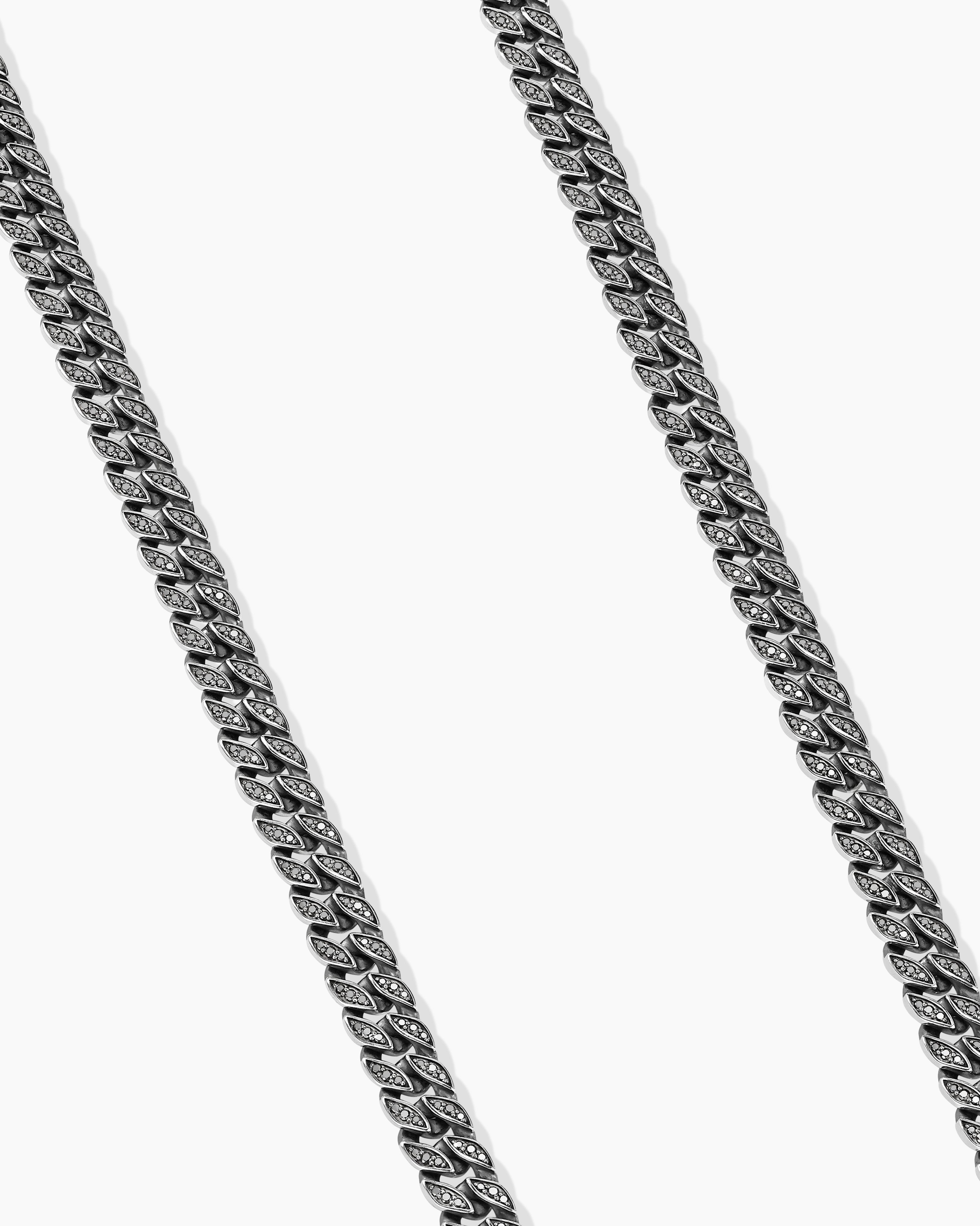 Mens Curb Chain Necklace in Sterling Silver, 8mm | David Yurman
