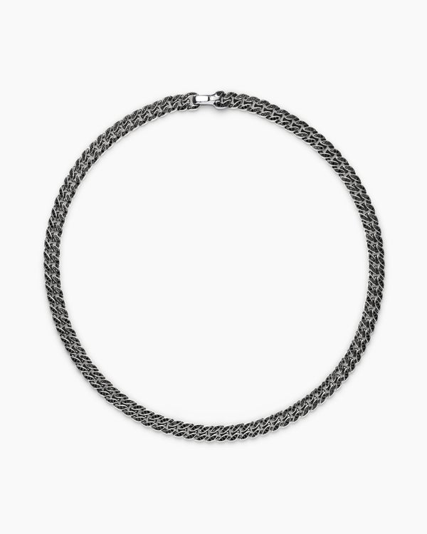 Collier Curb Chain en argent sterling, 8 mm
